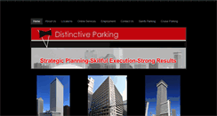 Desktop Screenshot of distinctiveparking.com